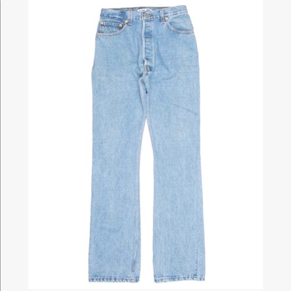 Shop Re/done High Rise Boot Cut Jeans